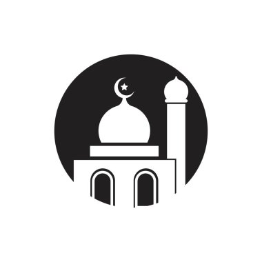 İslami sembol ve logo vektör şablonu