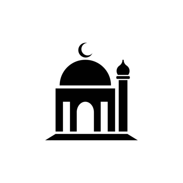 Símbolo Islámico Logotipo Vector Plantilla — Vector de stock