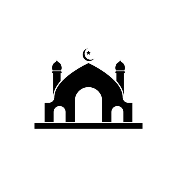 Símbolo Islámico Logotipo Vector Plantilla — Vector de stock