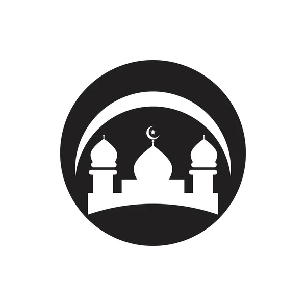 Islámský Symbol Šablona Vektoru Loga — Stockový vektor