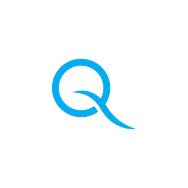 Q Letter logo şablon vektörü
