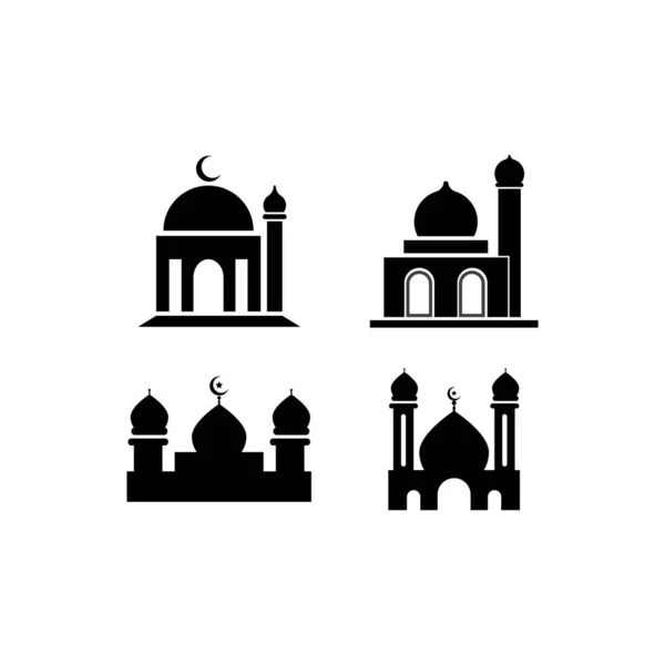 Islamitisch Symbool Logo Vector Sjabloon — Stockvector