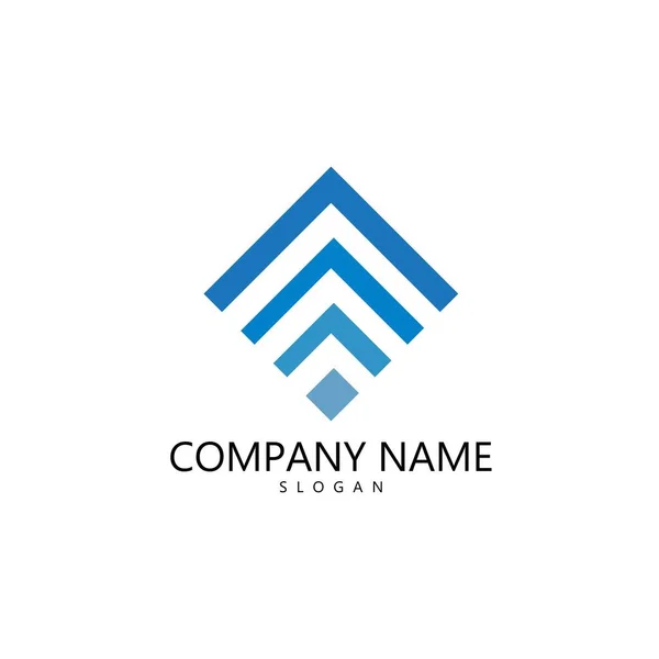 Design Vetor Logotipo Finanças Empresariais — Vetor de Stock