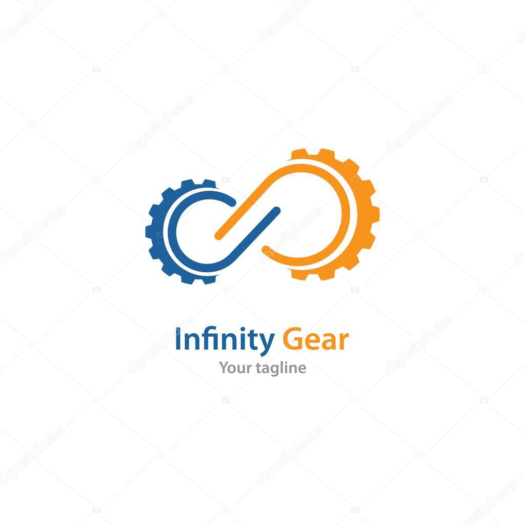 Gear Logo Template vector icon illustration design