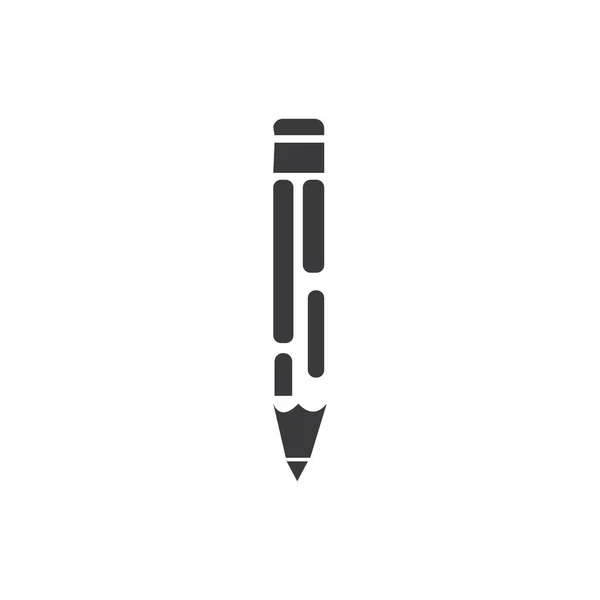 Bleistift Logo Vorlage Vektor Design — Stockvektor