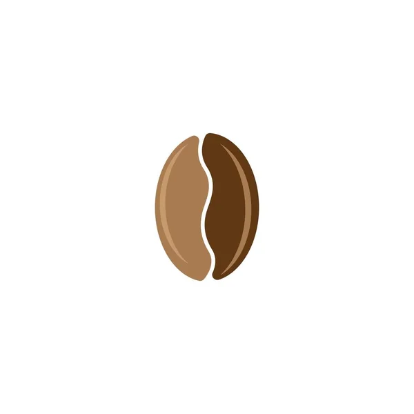 Grãos Café Logo Template Vetor Ícone Design — Vetor de Stock