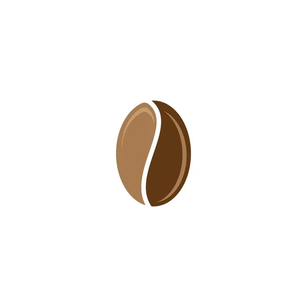 コーヒー豆ロゴテンプレートベクトルアイコンデザイン — ストックベクタ