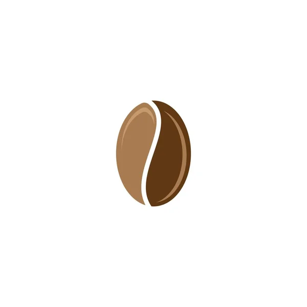 Kaffeebohnen Logo Template Vektor Icon Design — Stockvektor