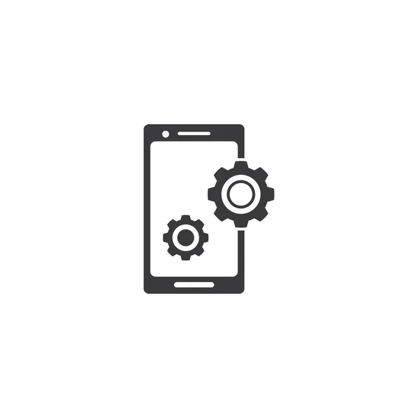 Projeto Vetor Logotipo Serviço Eletrônico Gadget —  Vetores de Stock
