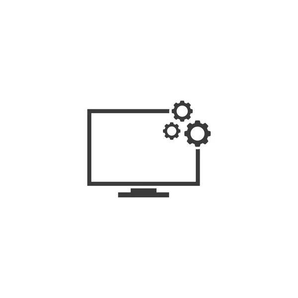 Conception Vectorielle Logo Service Gadget Électronique — Image vectorielle