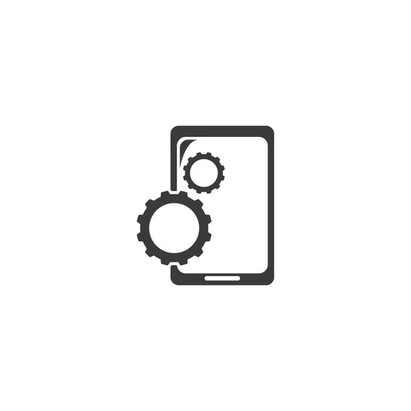Векторный Дизайн Логотипа Электронного Гаджета — стоковый вектор