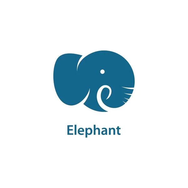Иконка Вектора Логотипа Слона — стоковый вектор