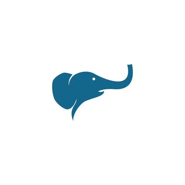 Иконка Вектора Логотипа Слона — стоковый вектор