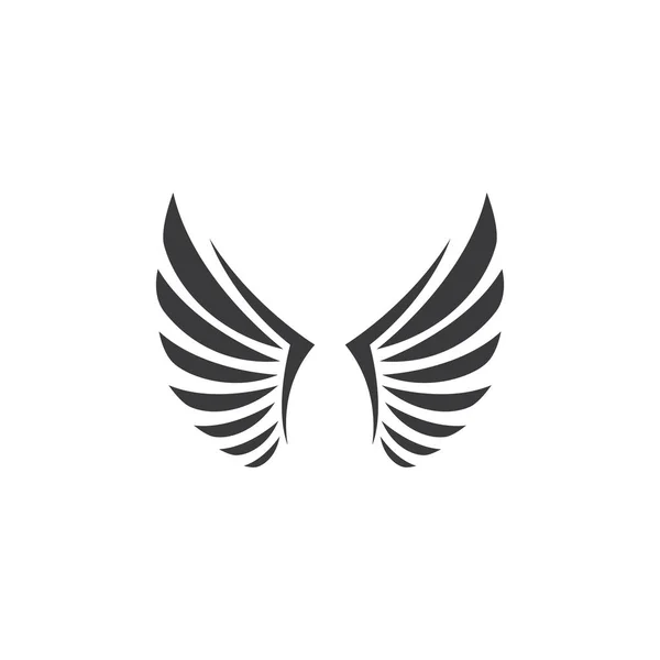 Wing Logo Symbool Vector Ilustratie — Stockvector