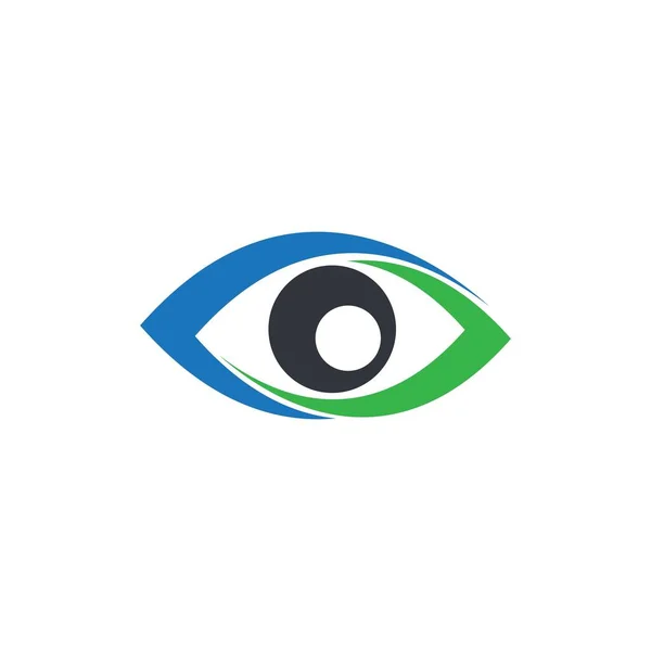 Illustration Des Yeux Logo Business Vecteur Modèle — Image vectorielle