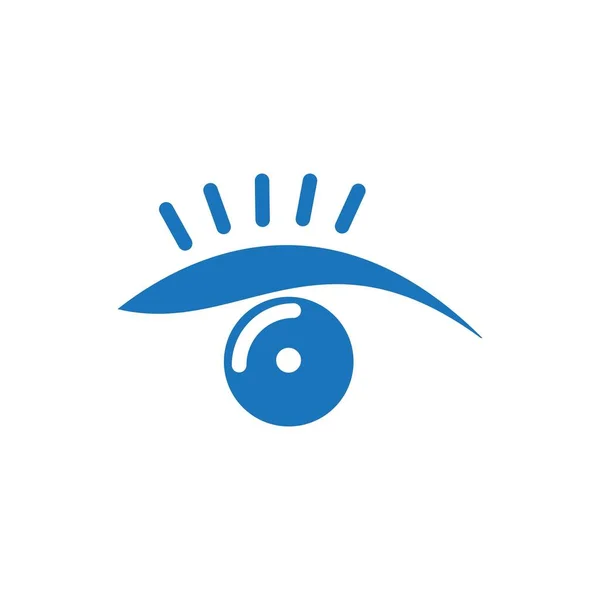 Auge Illustration Logo Geschäft Vektor Vorlage — Stockvektor