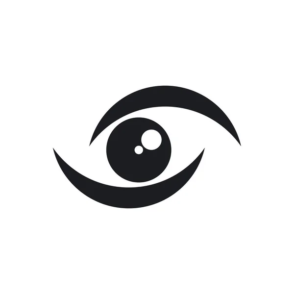 Auge Illustration Logo Geschäft Vektor Vorlage — Stockvektor