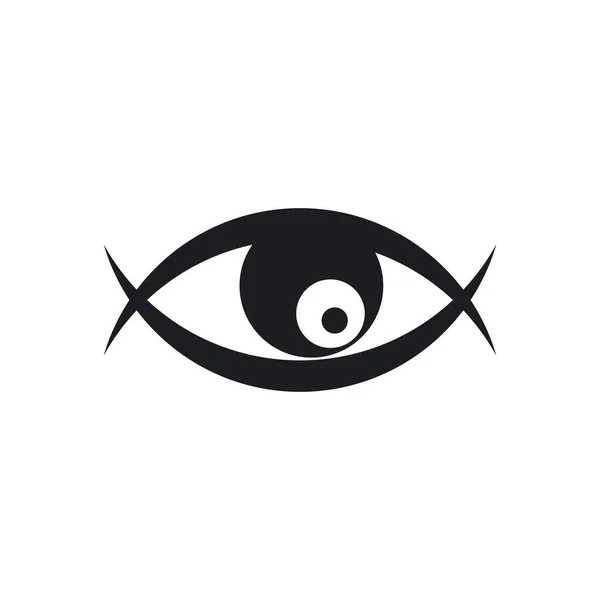 Modelo Vetor Negócios Logotipo Ilustração Ocular — Vetor de Stock