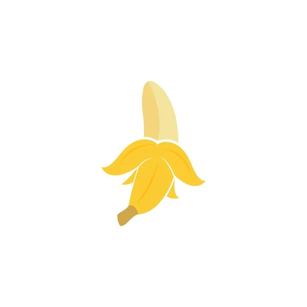 Plantilla Vector Ilustración Logotipo Plátano — Vector de stock