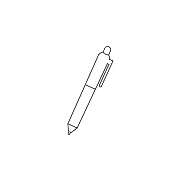Penna Icona Illustrazione Disegno Vettoriale — Vettoriale Stock