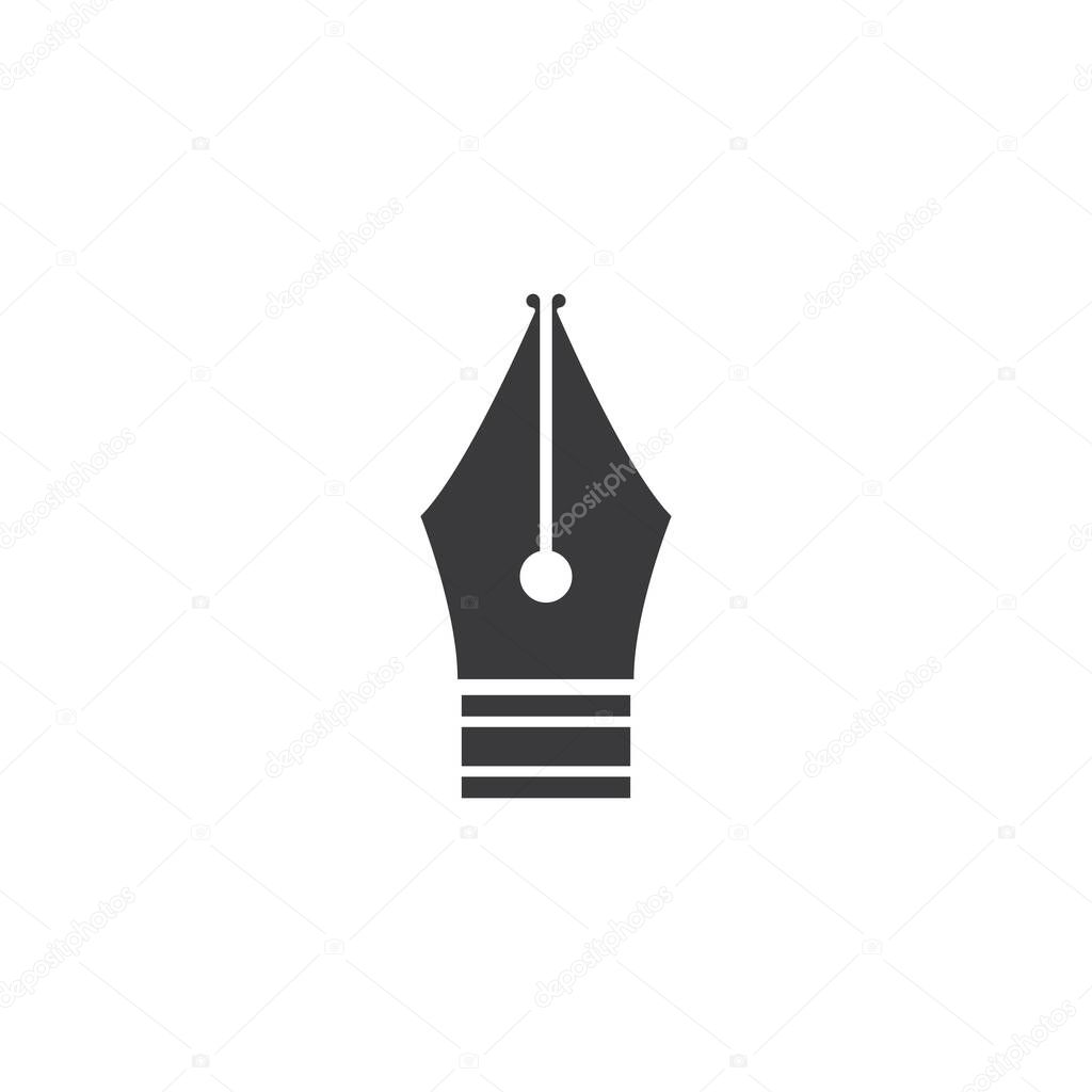 Nib icon illustration vector design