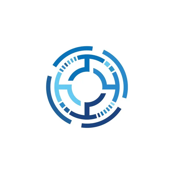 Вектор Шаблонов Логотипа Business Circle — стоковый вектор