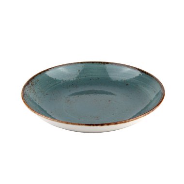 beyaz arkaplanda seramik plaka