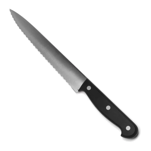 Kitchen Knife Isolated White Background — Stock Photo, Image