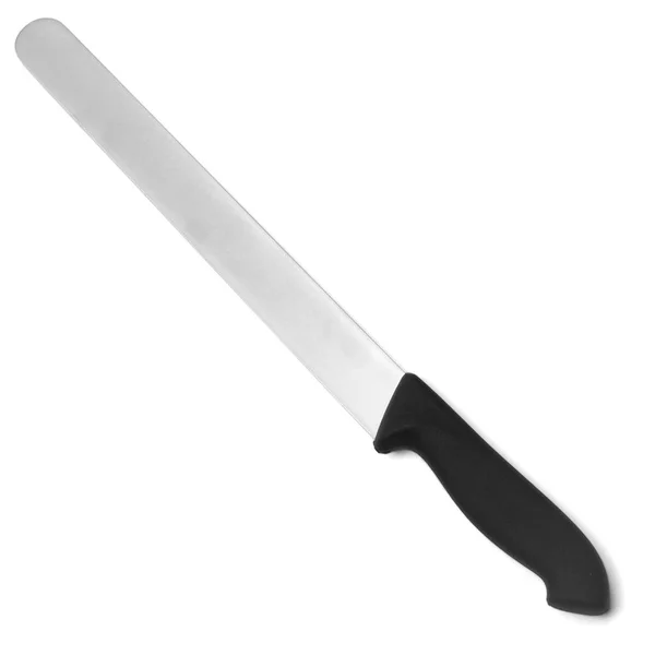 Beyaz Bir Arka Plan Üzerinde Izole Mutfak Bıçağı — Stok fotoğraf