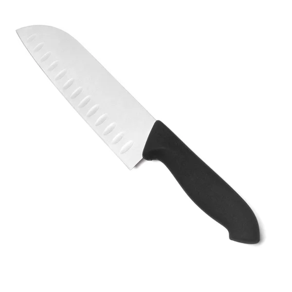 Coltello Cucina Isolato Sfondo Bianco — Foto Stock