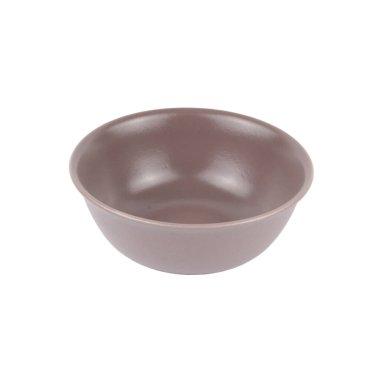 boş seramik plaka beyaz arkaplanda izole