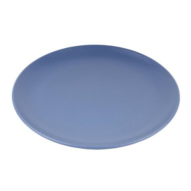 boş seramik plaka beyaz arkaplanda izole