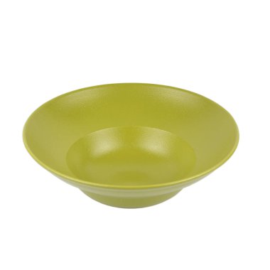 boş seramik plaka beyaz arkaplanda izole