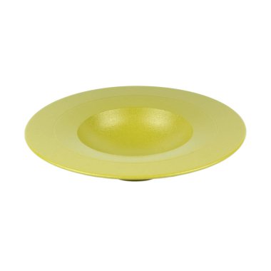 boş seramik plaka beyaz arkaplanda izole