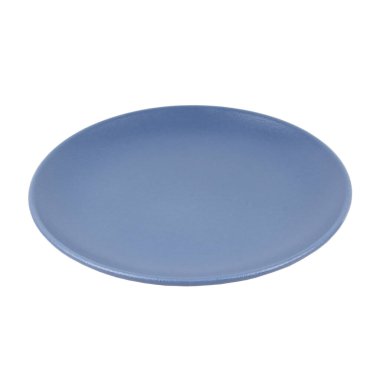 boş seramik plaka beyaz arkaplanda izole