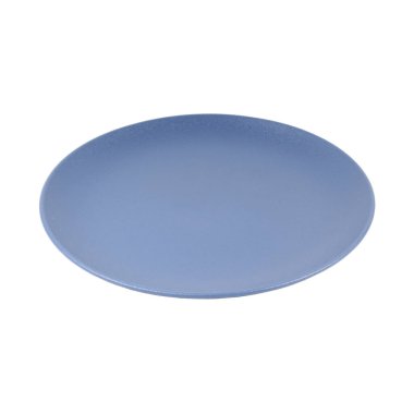 boş seramik plaka beyaz arkaplanda izole