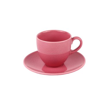 Aydınlık bir arkaplanda izole edilmiş bir fincan..