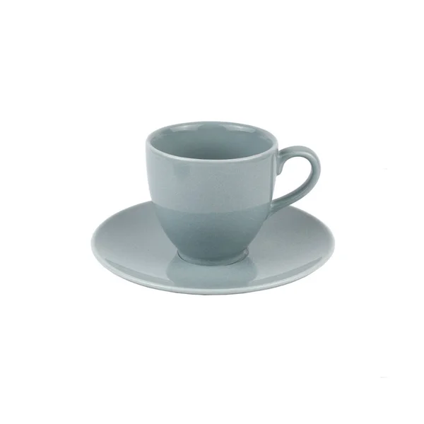 Cup Saucer Isolated Light Background — Stock Photo, Image