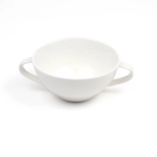 White Bowl Isolated Background — Stock Photo, Image