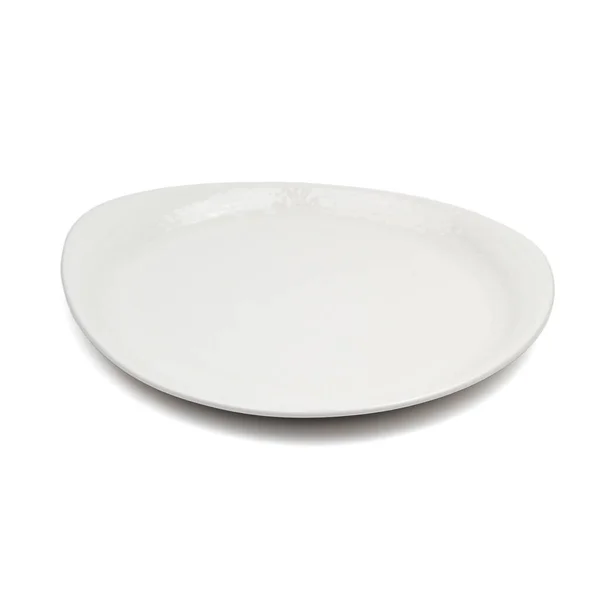 Beyaz arkaplanda beyaz plaka