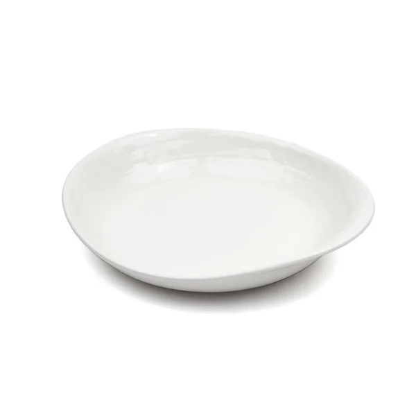 Beyaz arkaplanda beyaz plaka