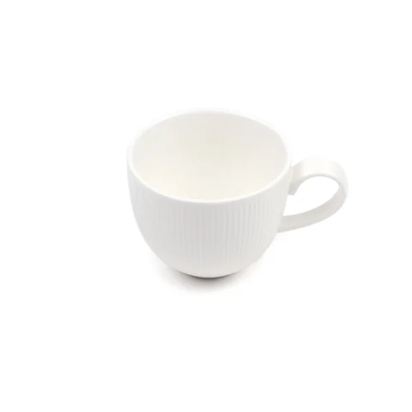 White Cup Isolated White Background — Stock Photo, Image