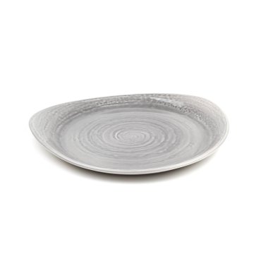 boş seramik plaka beyaz arkaplanda izole