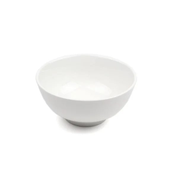 Beyaz zemin üzerinde beyaz seramik plaka.