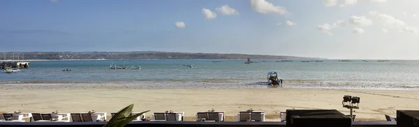 Panorama strand bali indonesien lizenzfreie Stockfotos