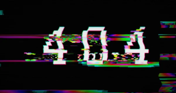 404 ve sayfa bulunamayan metinle modern bir arıza geçişi