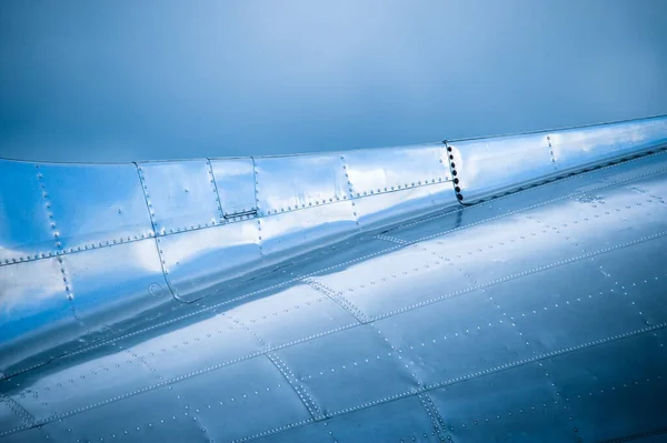 Деталь Класичного Фюзеляжу Літака — стокове фото