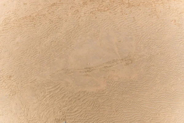 Sandy Beach Footprints Seen — Stock Photo, Image
