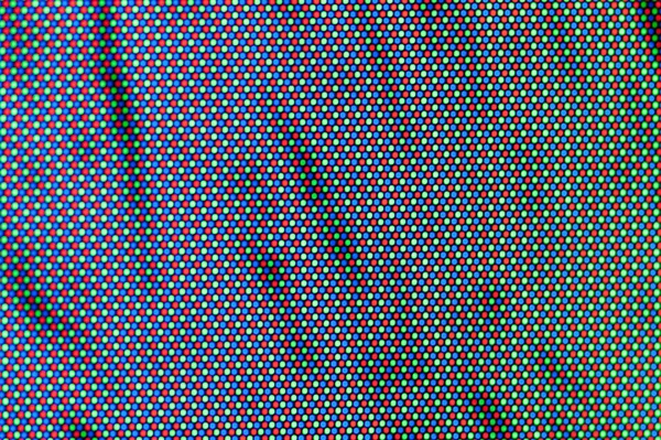 Close Red Green Blue Pixels Crt Computer Screen — Stock Photo, Image