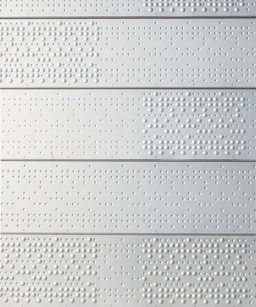 Braillova Textura Kovových Deskách — Stock fotografie